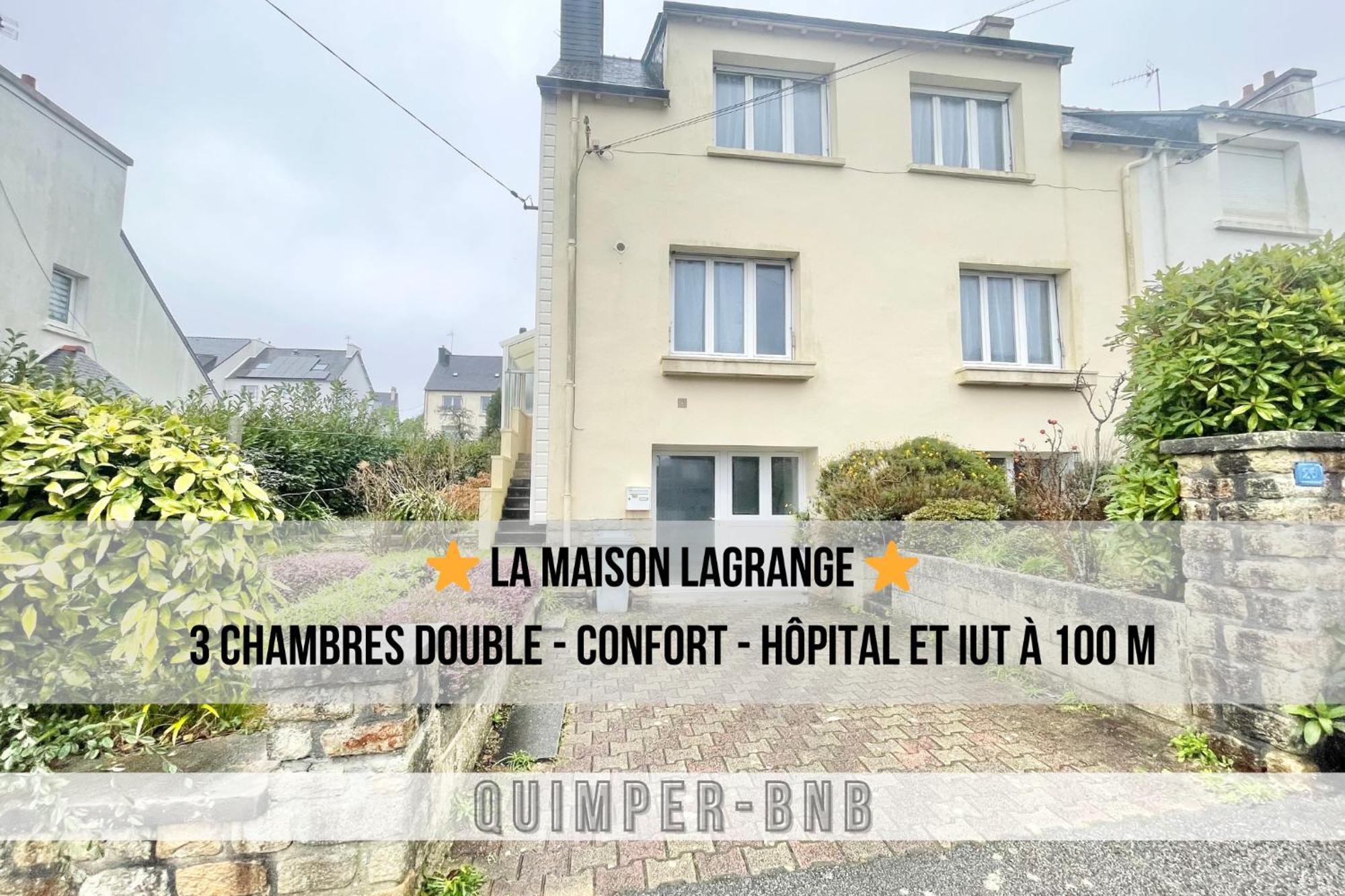 Maison Lagrange - 4 Chambres Quartier Iut Hopital كْيَمبيه المظهر الخارجي الصورة