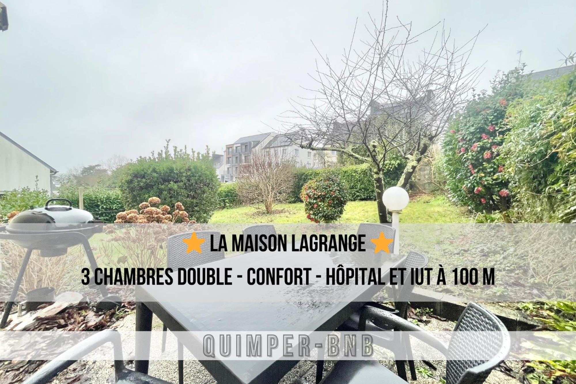 Maison Lagrange - 4 Chambres Quartier Iut Hopital كْيَمبيه المظهر الخارجي الصورة